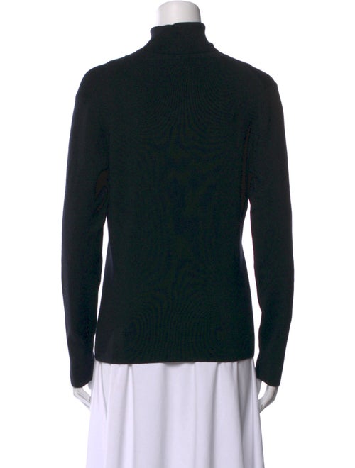 Neiman Marcus Silk Turtleneck Sweatshirt