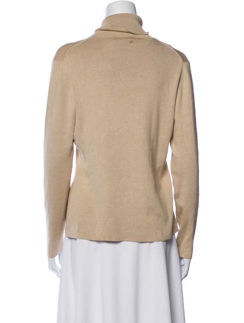 Neiman Marcus Silk Turtleneck Sweatshirt