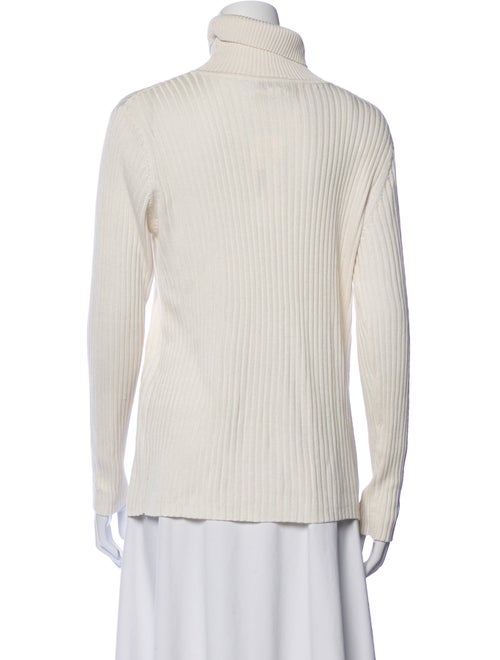 Neiman Marcus Silk Turtleneck Top