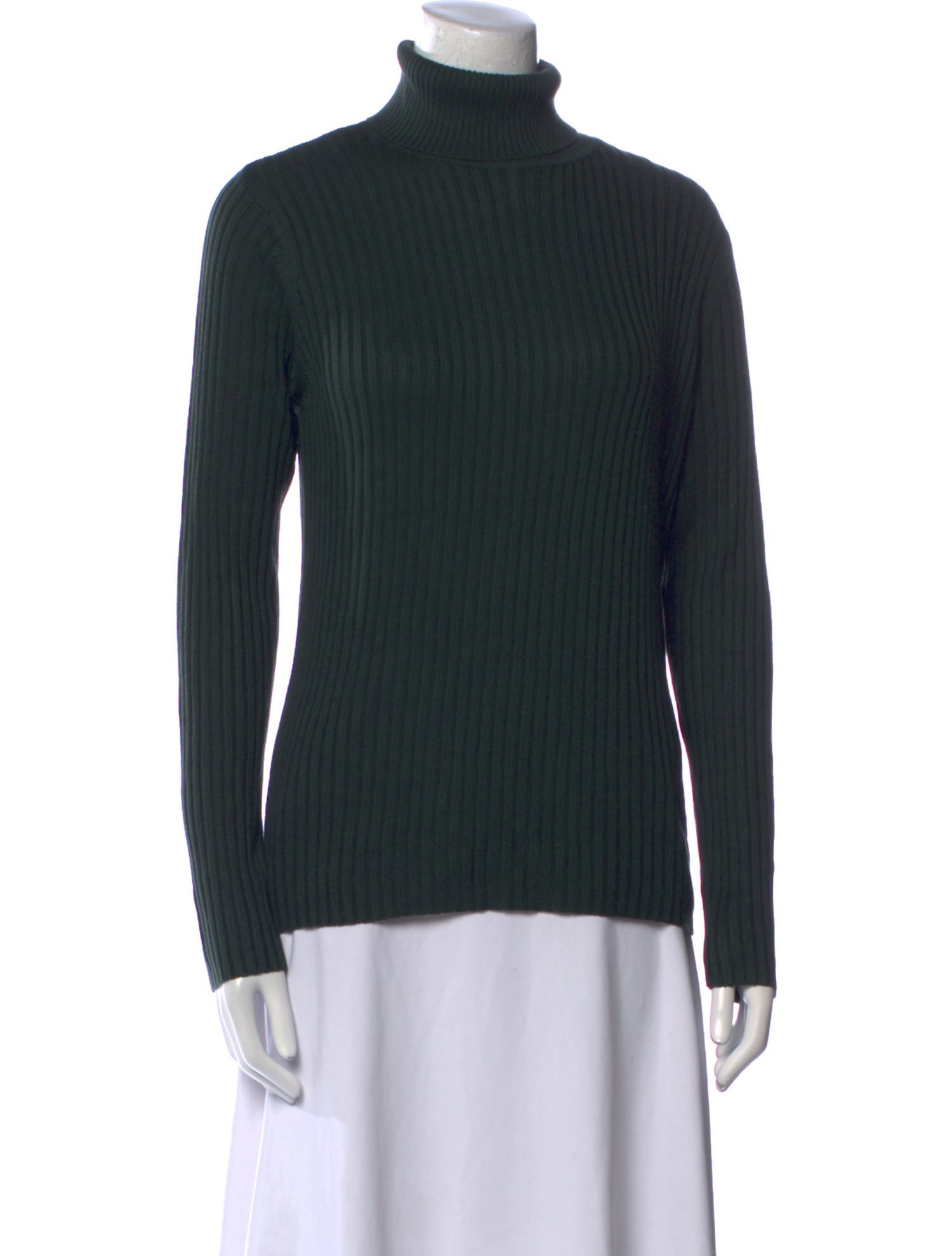 Neiman Marcus Silk Turtleneck Top