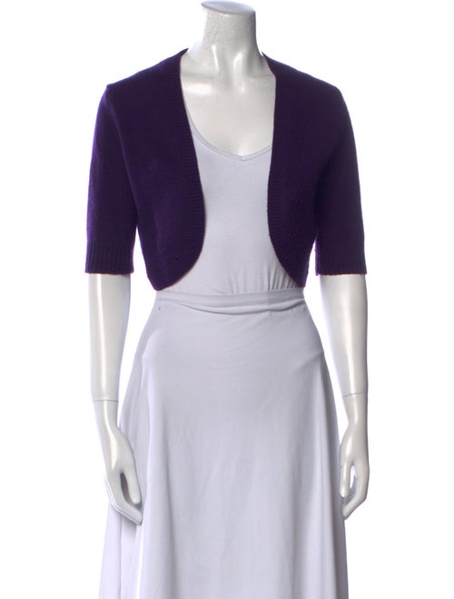 Neiman Marcus Cashmere Open Front Sweater