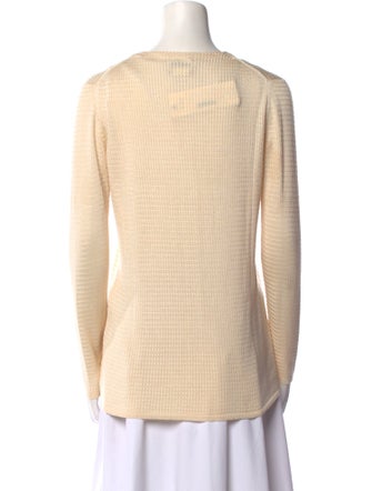 Neiman Marcus Silk V-Neck Sweater