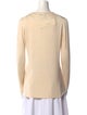 Neiman Marcus Silk V-Neck Sweater