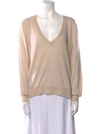 Neiman Marcus Cashmere V-Neck Sweater