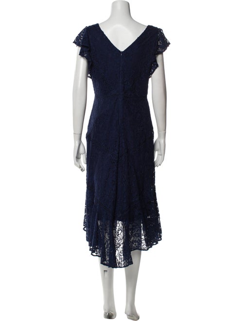 Neiman Marcus V-Neck Midi Length Dress