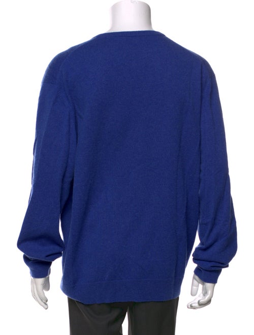 Neiman Marcus Cashmere V-Neck Pullover