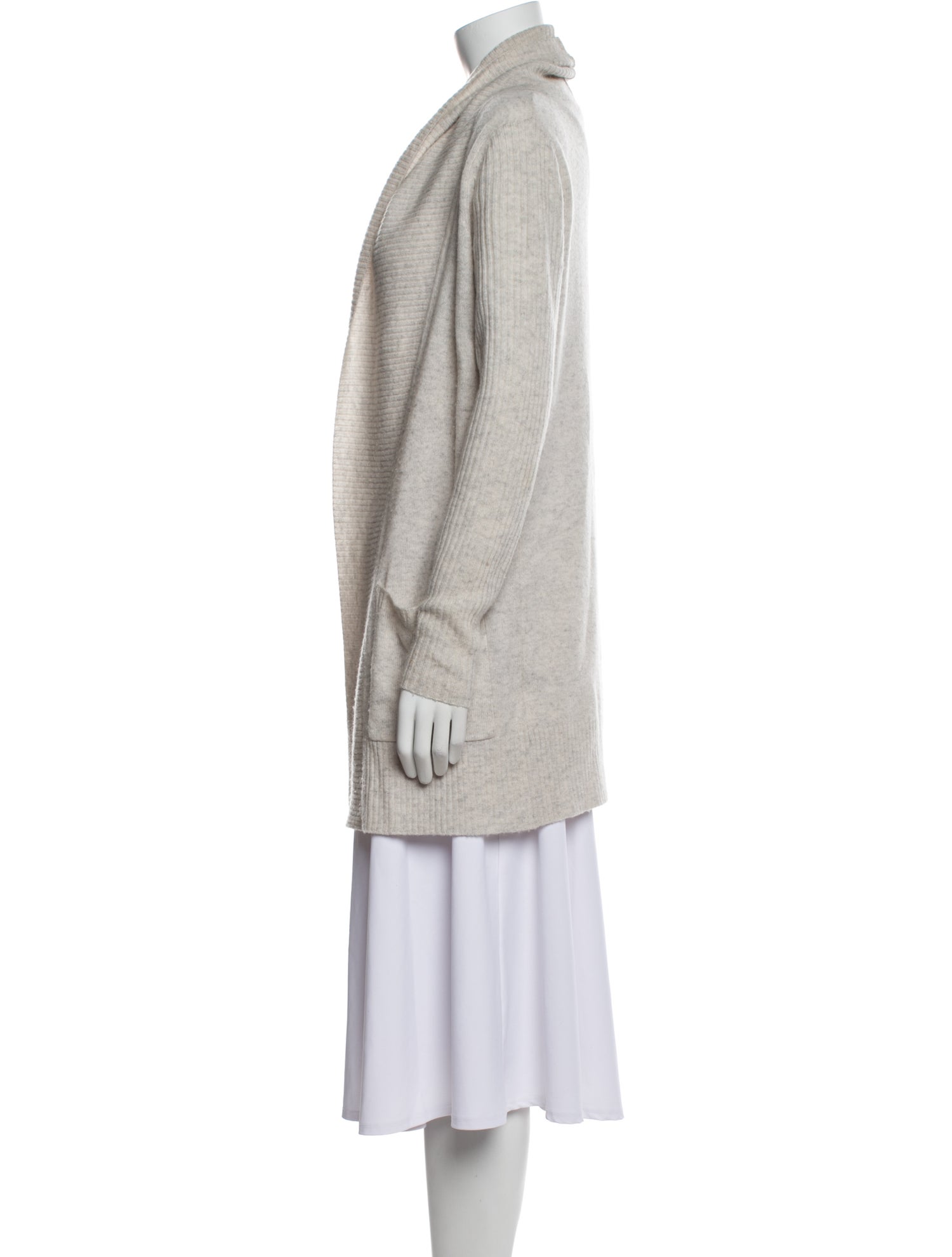 Neiman Marcus Cashmere Open Front Sweater