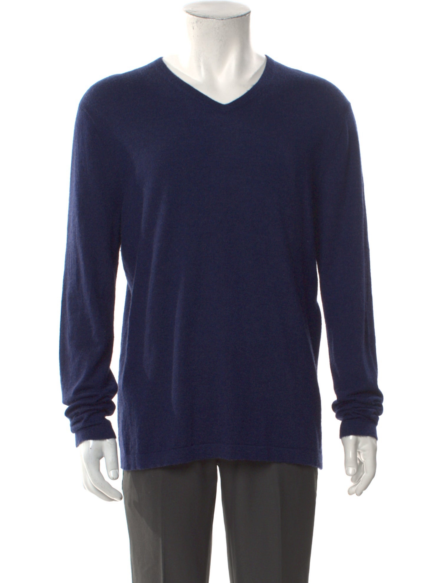 Neiman Marcus Cashmere V-Neck Pullover