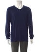 Neiman Marcus Cashmere V-Neck Pullover