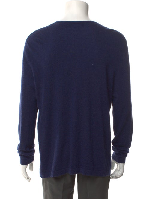 Neiman Marcus Cashmere V-Neck Pullover