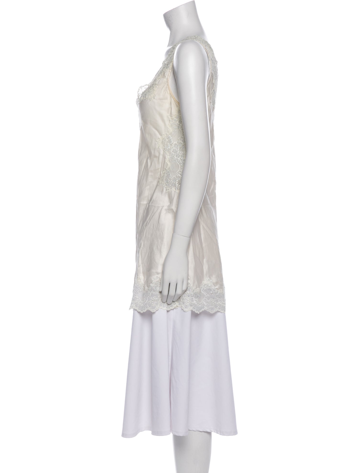 Neiman Marcus Silk One-Shoulder Tunic