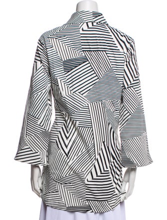 Neiman Marcus Striped Blazer