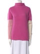Neiman Marcus Cashmere Colorblock Pattern Sweater