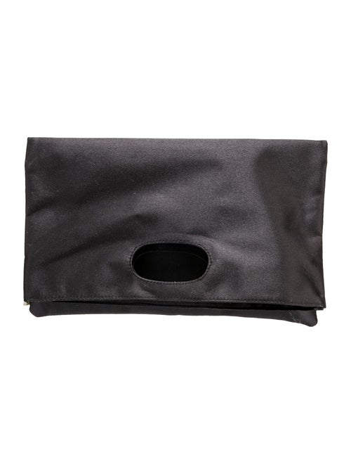 Neiman Marcus Satin Top Handle Bag