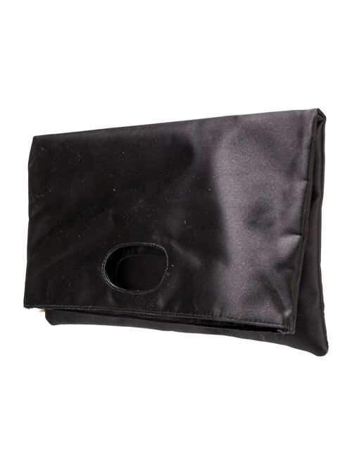 Neiman Marcus Satin Top Handle Bag