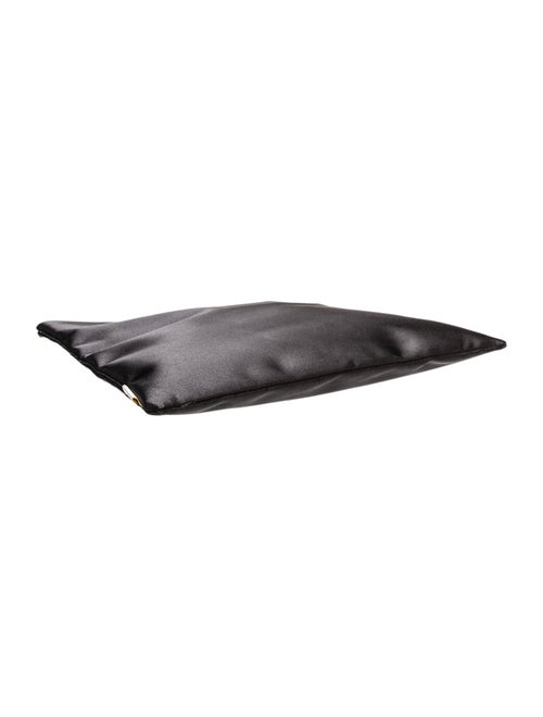 Neiman Marcus Satin Top Handle Bag