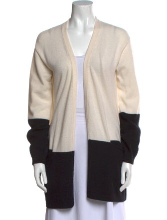 Neiman Marcus Cashmere Colorblock Pattern Sweater