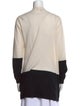 Neiman Marcus Cashmere Colorblock Pattern Sweater