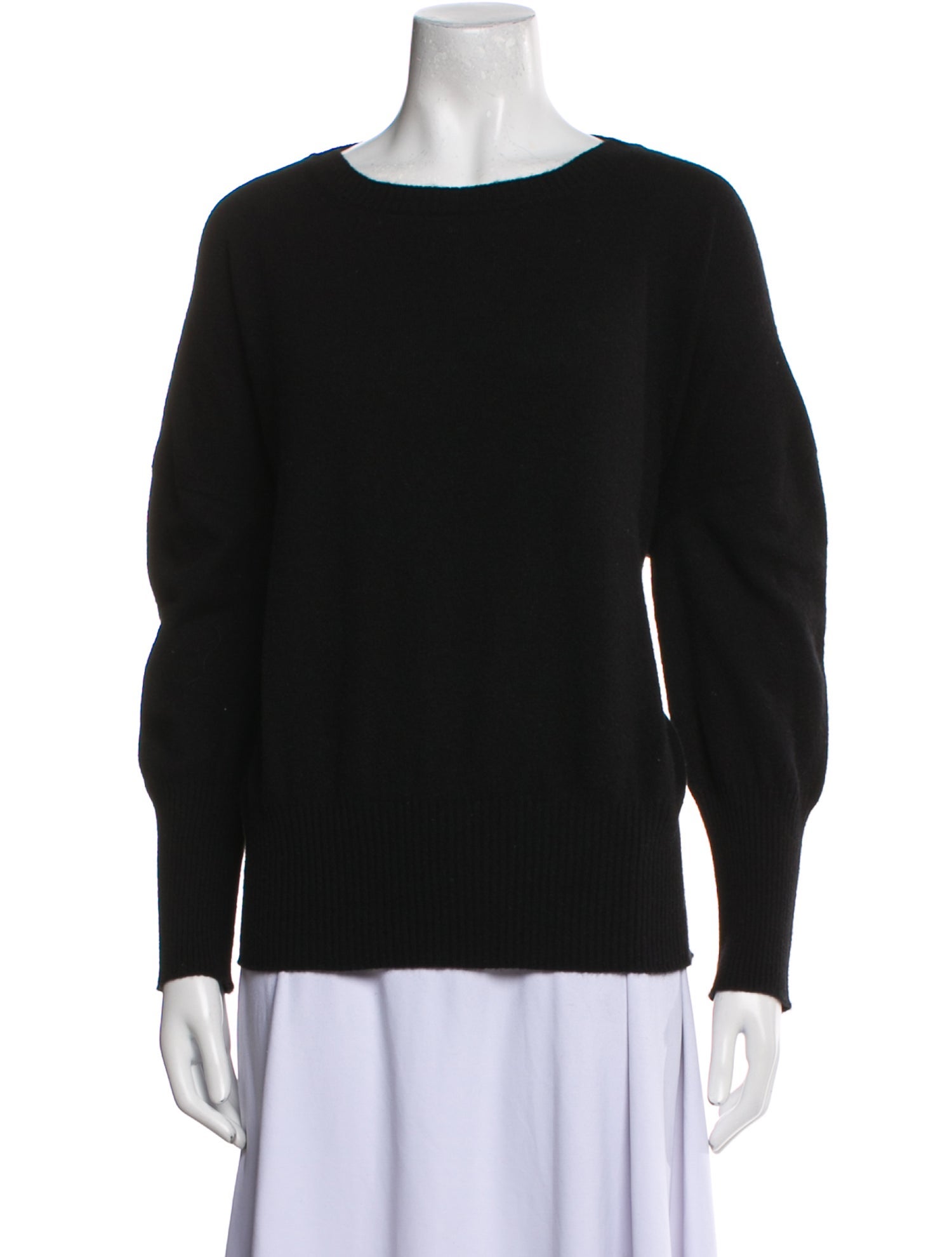 Neiman Marcus Cashmere Bateau Neckline Sweater