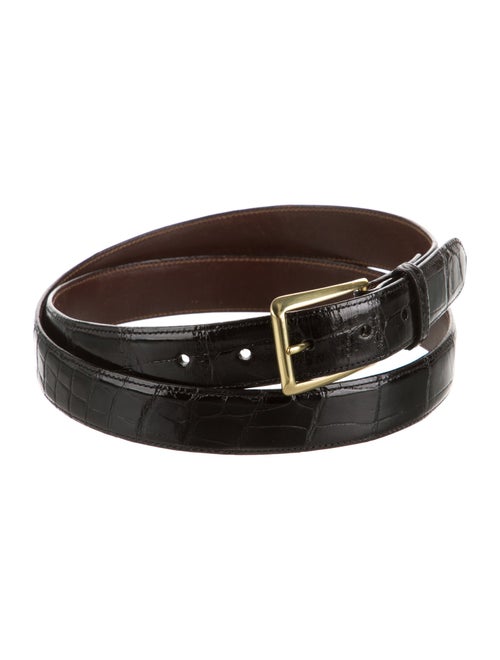 Neiman Marcus Skinny Alligator Belt