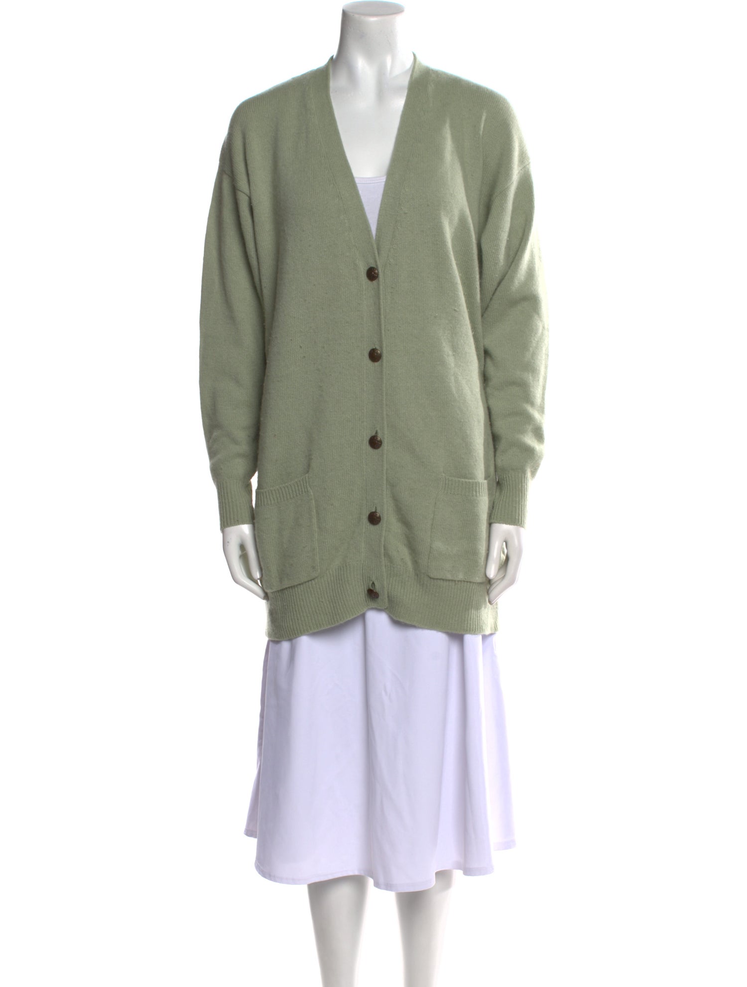 Neiman Marcus Cashmere V-Neck Sweater