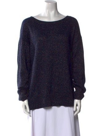 Neiman Marcus Cashmere Bateau Neckline Sweater