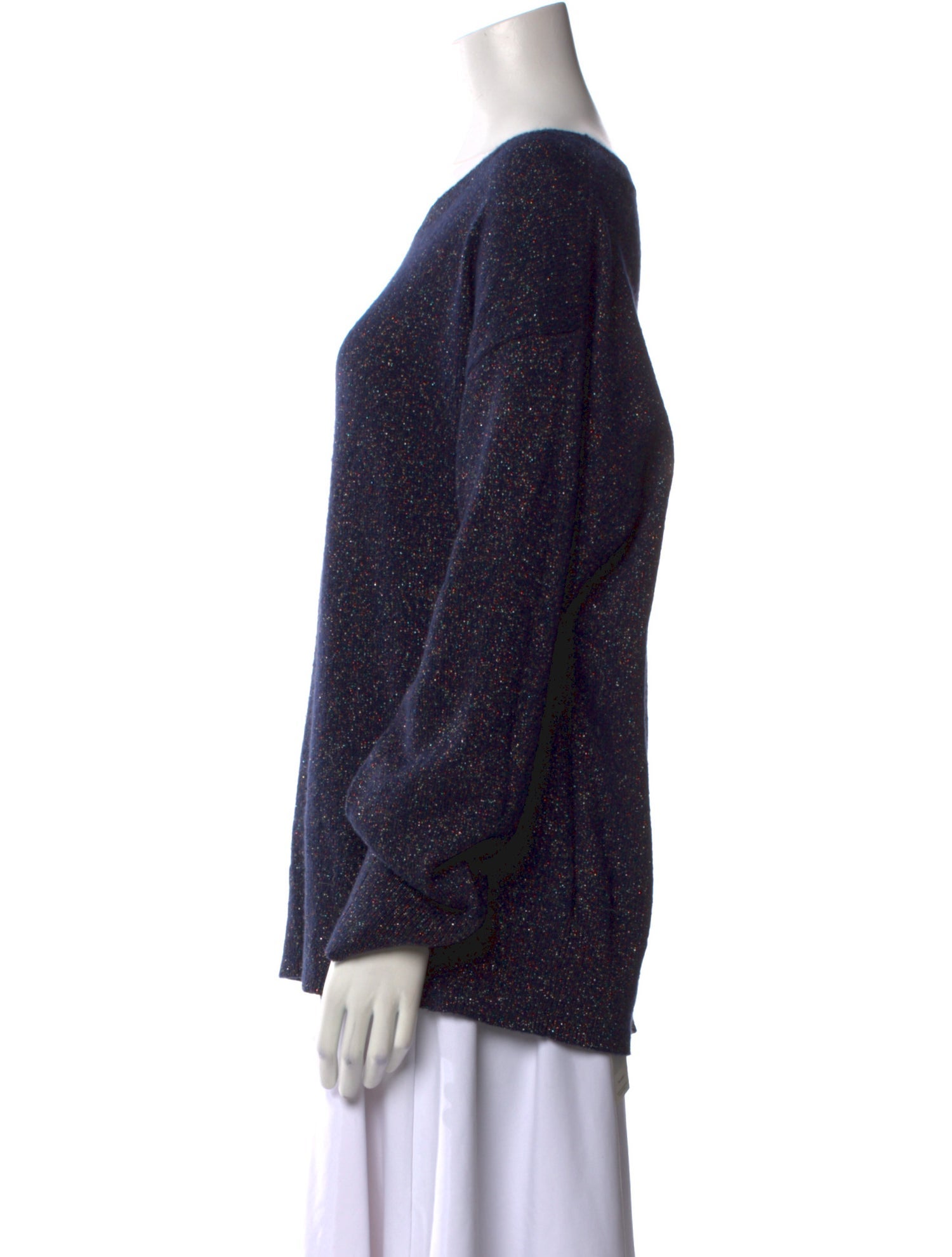 Neiman Marcus Cashmere Bateau Neckline Sweater