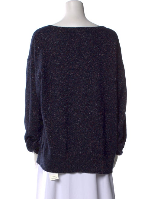 Neiman Marcus Cashmere Bateau Neckline Sweater