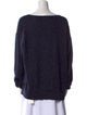Neiman Marcus Cashmere Bateau Neckline Sweater