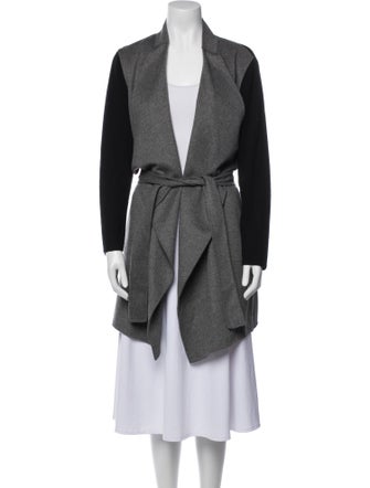 Neiman Marcus Cashmere Colorblock Pattern Jacket