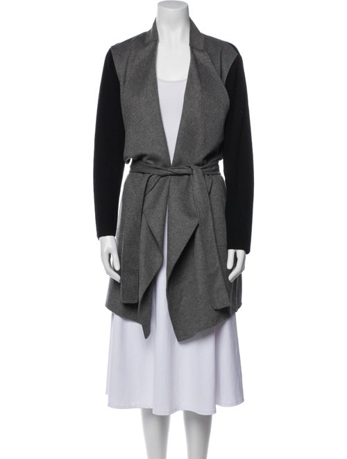 Neiman Marcus Cashmere Colorblock Pattern Jacket