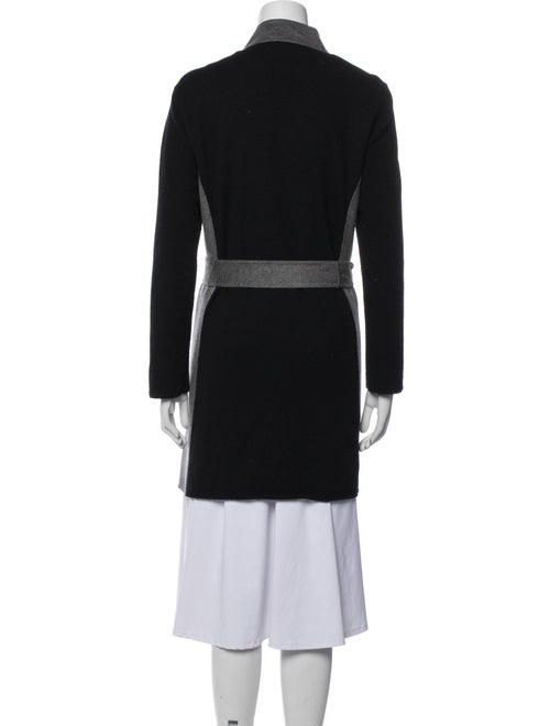 Neiman Marcus Cashmere Colorblock Pattern Jacket