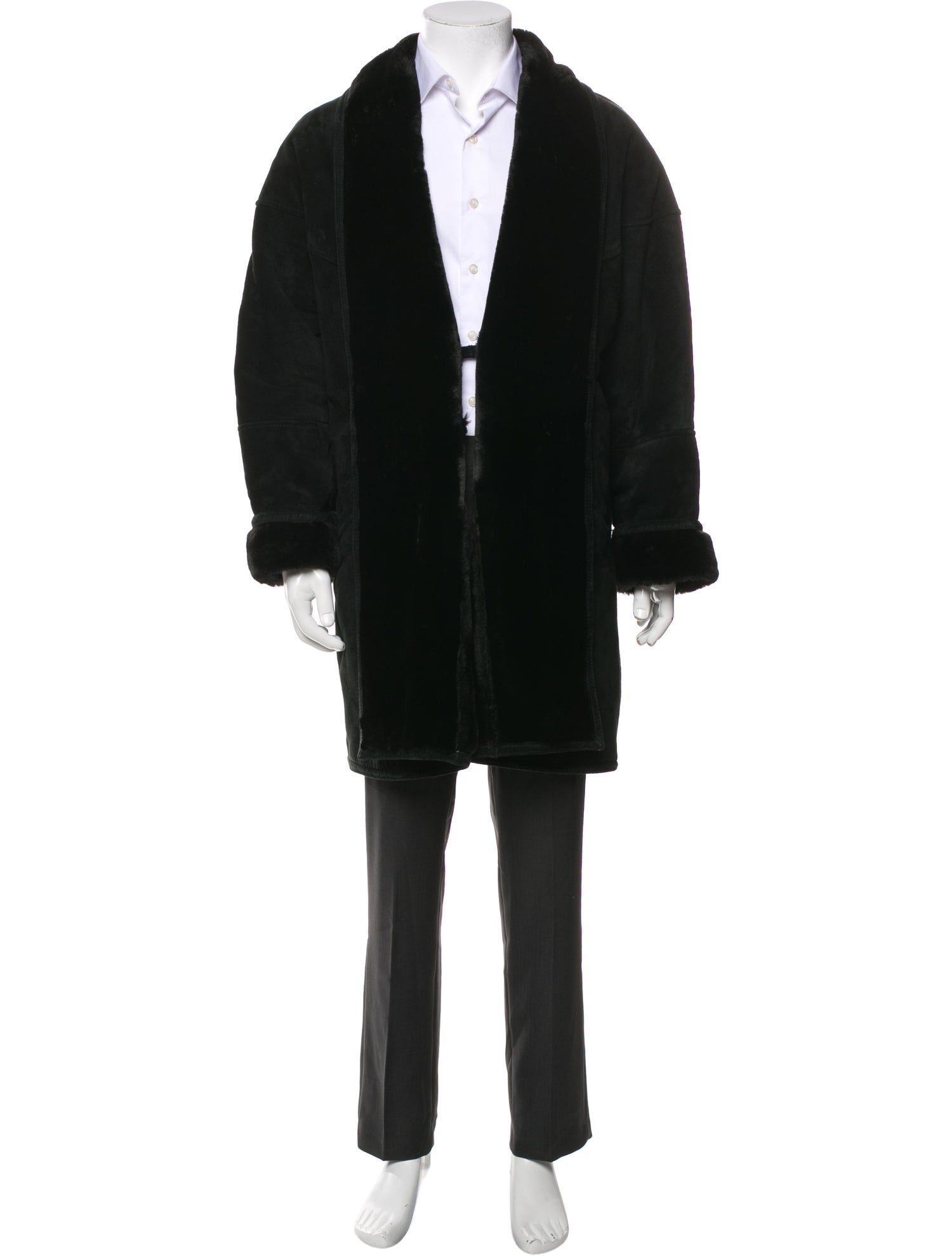 Neiman Marcus Suede Overcoat