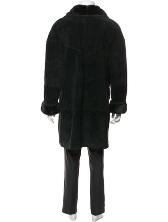 Neiman Marcus Suede Overcoat