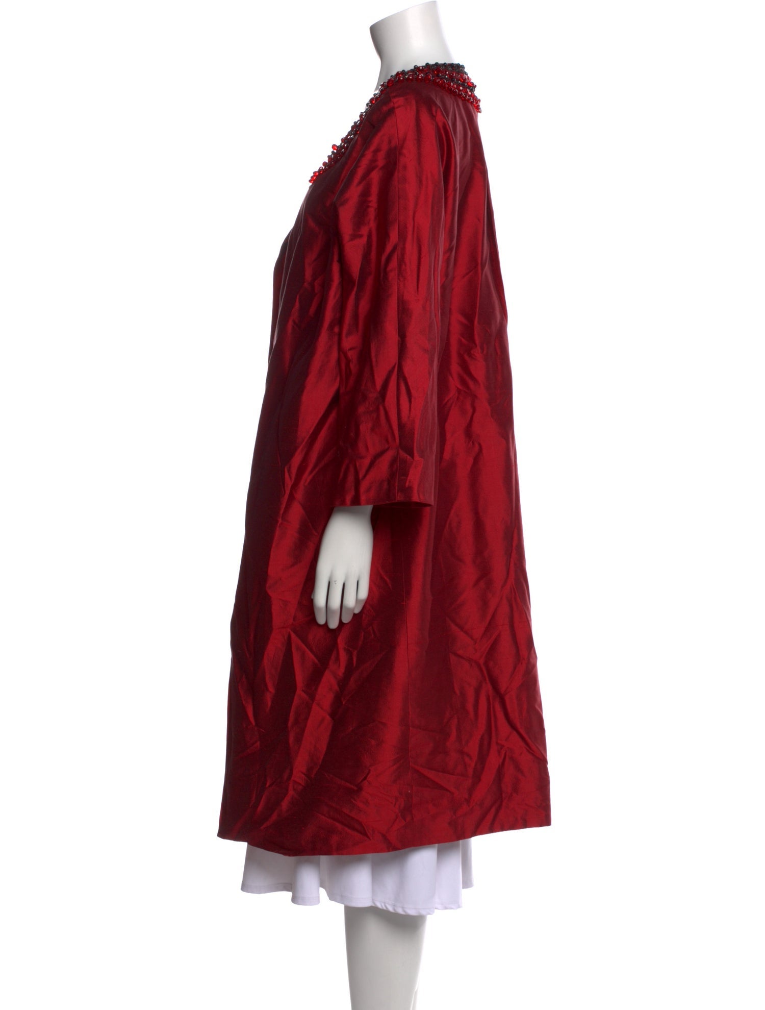 Neiman Marcus Silk Scoop Neck Sweater