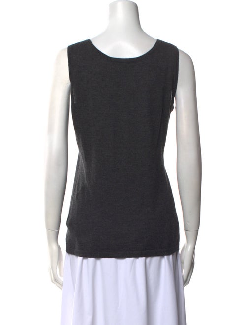 Neiman Marcus Cashmere Scoop Neck Top