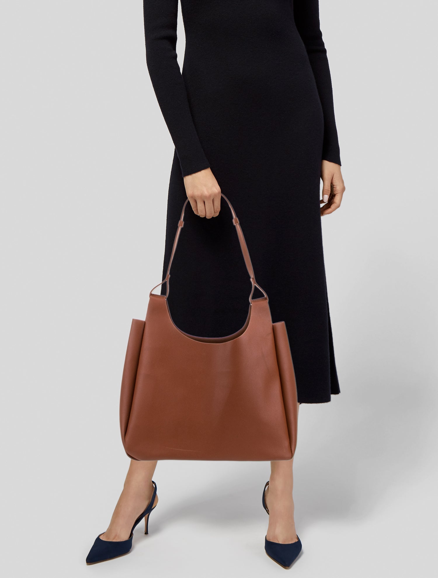 Neiman Marcus Leather Shoulder Bag