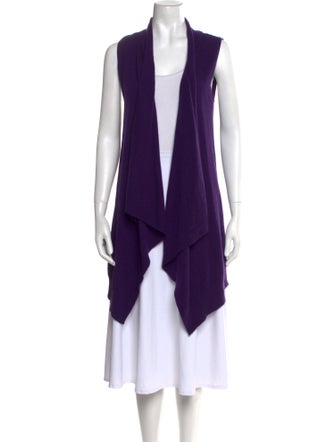 Neiman Marcus Cashmere Open Front Sweater