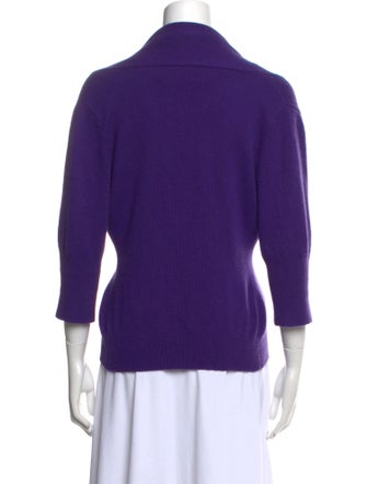Neiman Marcus Cashmere Open Front Sweater