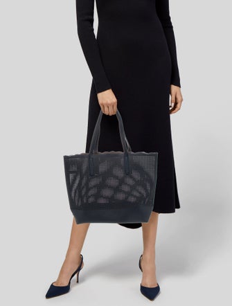 Neiman Marcus Leather Tote