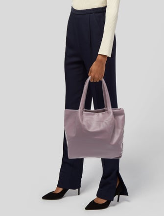 Neiman Marcus Leather Tote