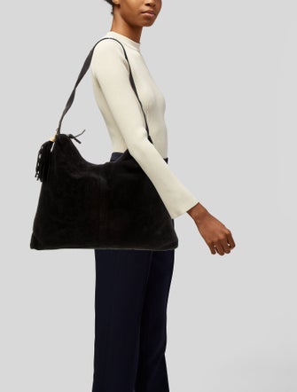 Neiman Marcus Suede Hobo