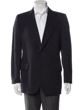 Neiman Marcus Virgin Wool Peacoat