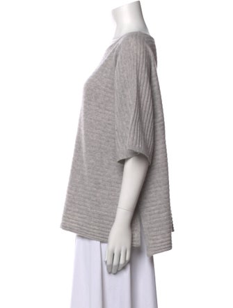 Neiman Marcus Cashmere Bateau Neckline Sweater