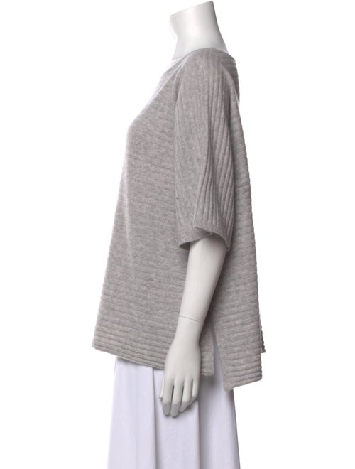 Neiman Marcus Cashmere Bateau Neckline Sweater