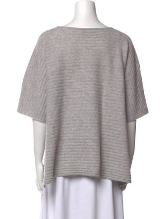 Neiman Marcus Cashmere Bateau Neckline Sweater