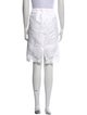 Neiman Marcus Crochet Trim Knee-Length Skirt