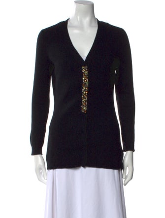 Neiman Marcus Cashmere V-Neck Sweater