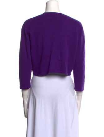 Neiman Marcus Cashmere Open Front Sweater