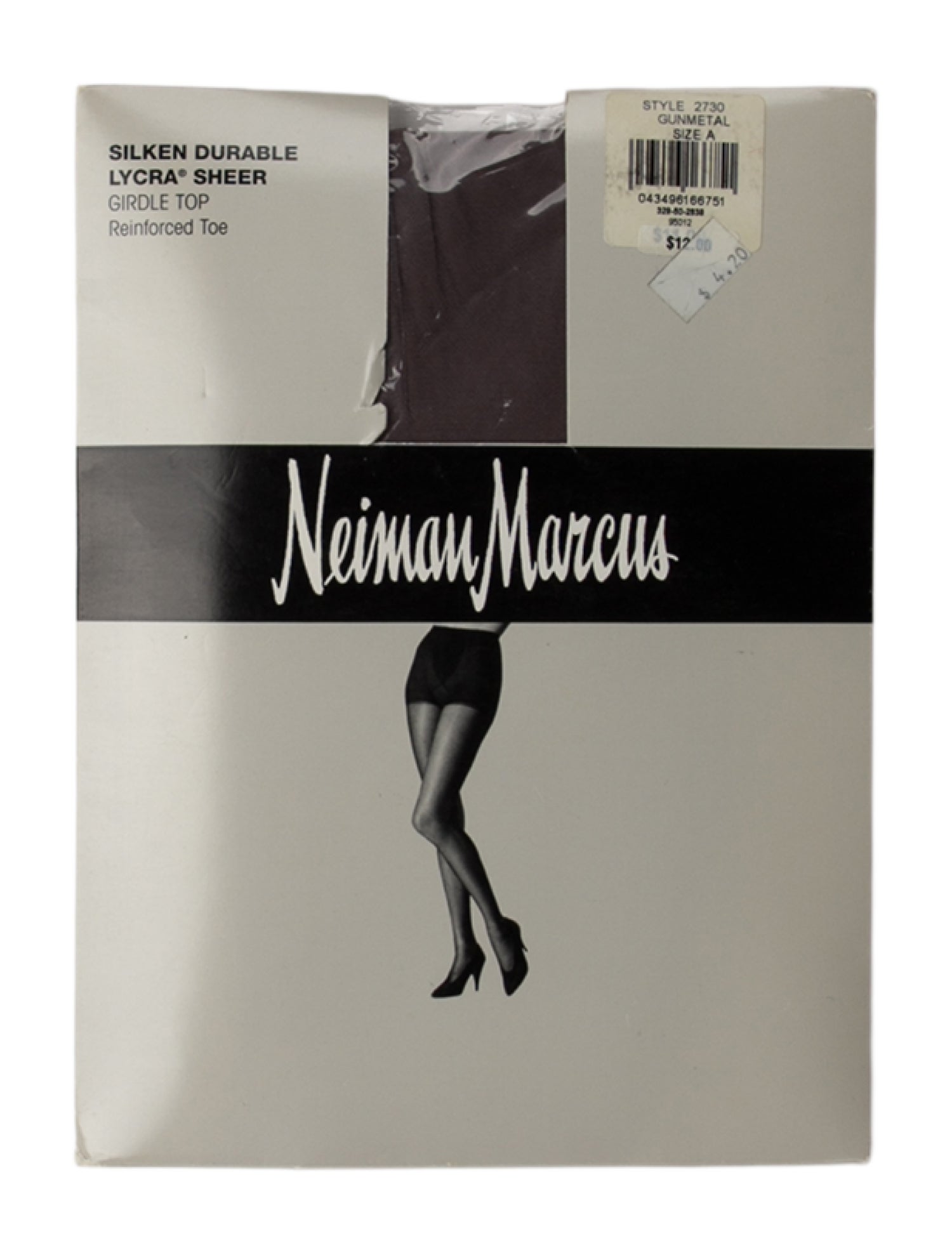 Neiman Marcus Lycra Girdle Top Pantyhose w/Tags